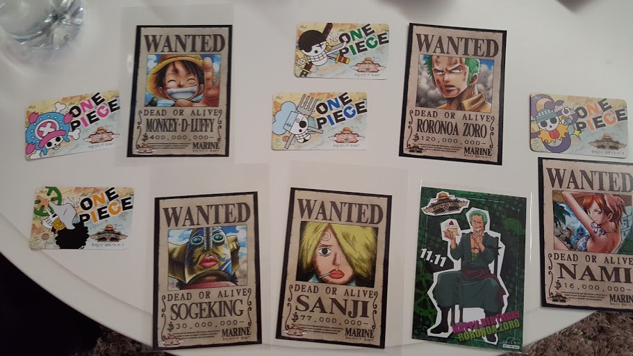 one piece wanted posters