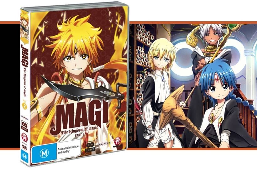 Magi: Labyrinth of Magic and Kingdom of Magic (Blu-ray, Aniplex of America)