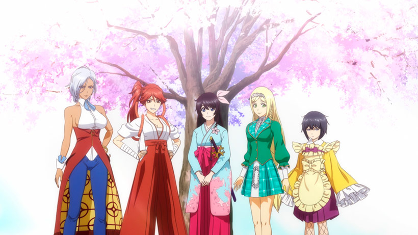 Sakura Wars The Animation, Flower Division assembled