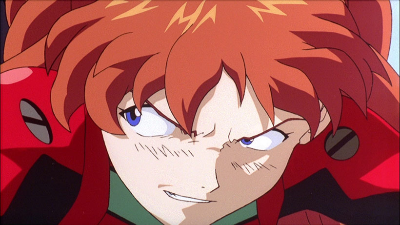 Neon Genesis Evangelion The Complete Series review, Asuka in Unit-02 in End of Evangelion