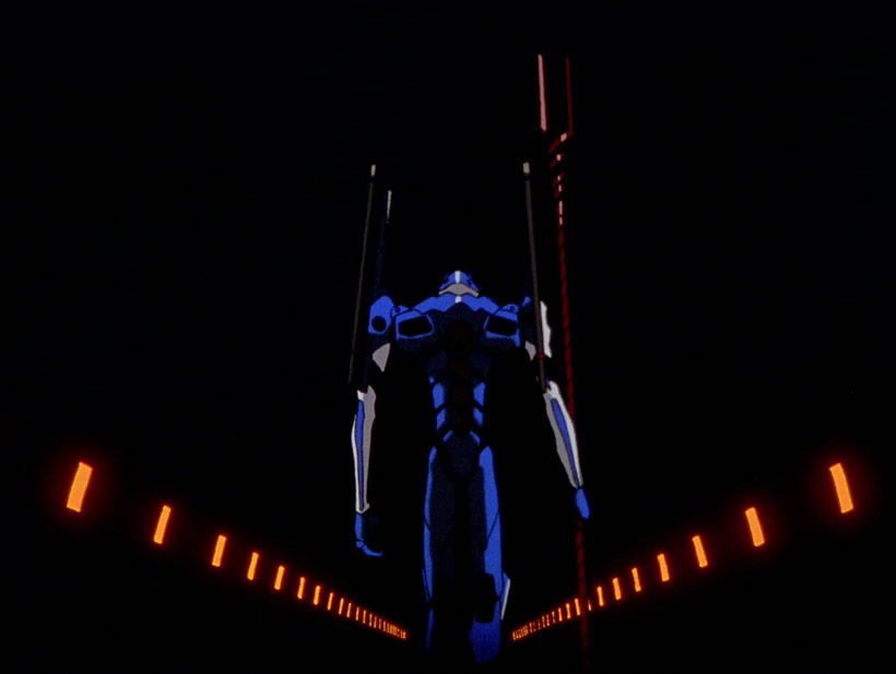 Neon Genesis Evangelion The Complete Series review, Unit-00 with the Spear of Longinus