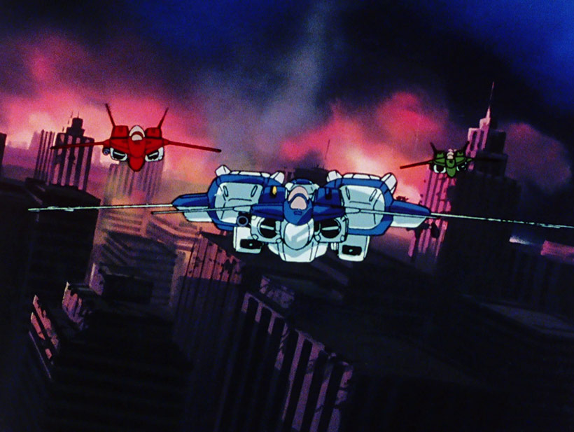 Robotech Part 3 - The New Generation, Scott, Rook and Rand in their Alpha fighter jets