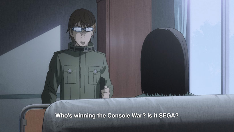 Uncle from Another World First Impressions, Yosuke asking about the console wars