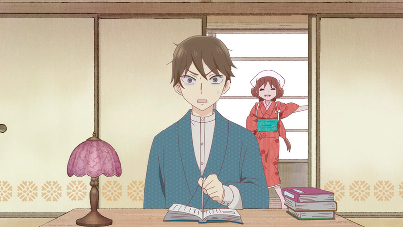 Taisho Otome Fairy Tale - The Complete Season review, Tamahiko getting interrupted by Yuzuki